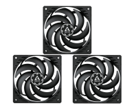 Arctic P12 Slim PWM PST 3 Pack 3x120mm - 1353218 - zdjęcie 1